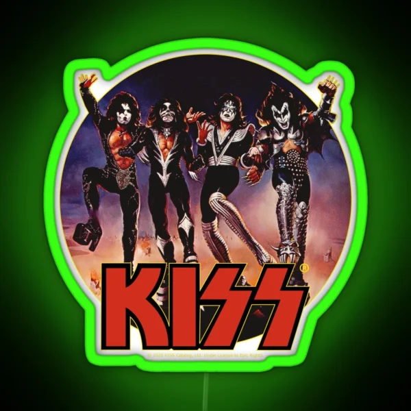 KISS Band Members RGB Neon Sign