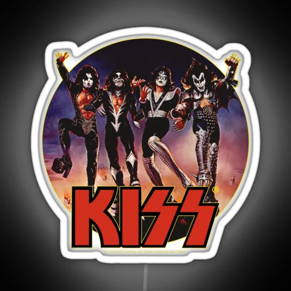 KISS Band Members RGB Neon Sign
