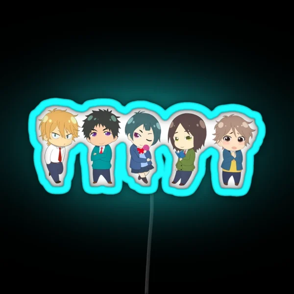 Kiss Him Not Me All But Main Character RGB Neon Sign
