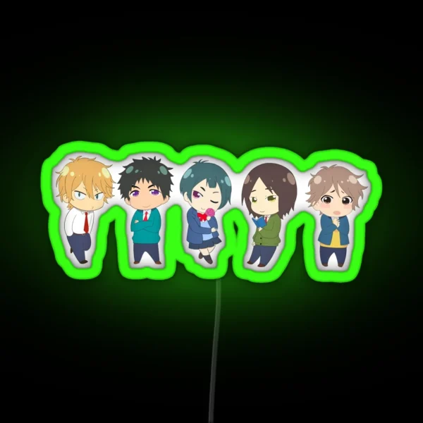 Kiss Him Not Me All But Main Character RGB Neon Sign