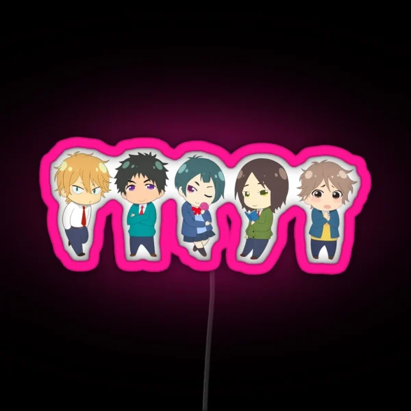 Kiss Him Not Me All But Main Character RGB Neon Sign