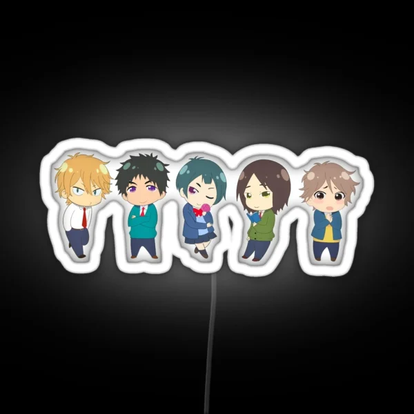 Kiss Him Not Me All But Main Character RGB Neon Sign