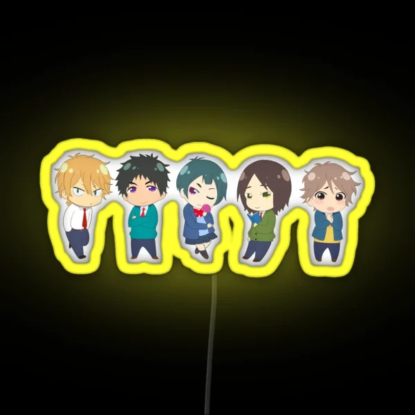 Kiss Him Not Me All But Main Character RGB Neon Sign