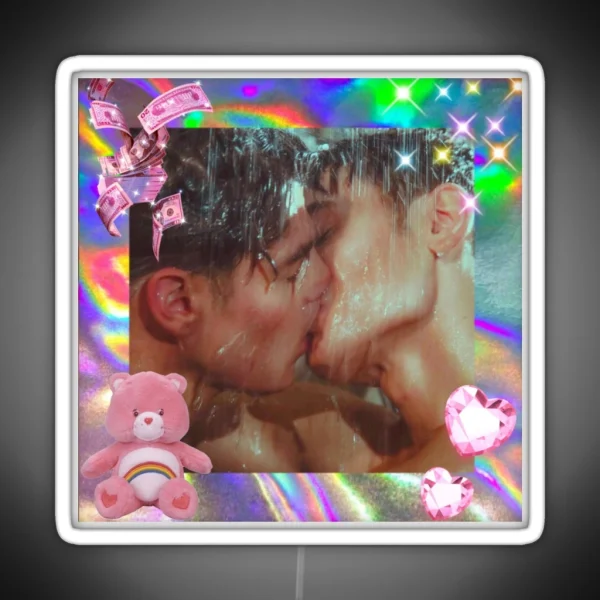 Kiss Me In The Shower RGB Neon Sign
