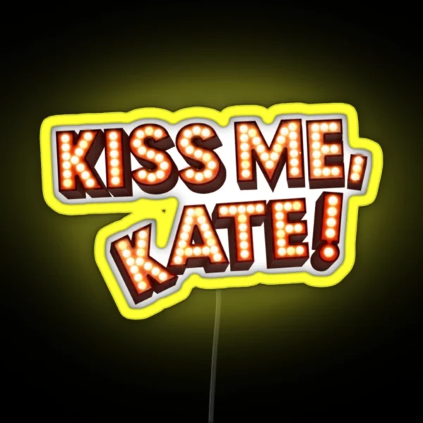 Kiss Me Kate RGB Neon Sign