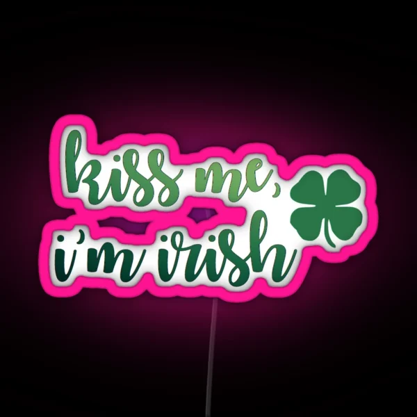 Kiss Me RGB Neon Sign