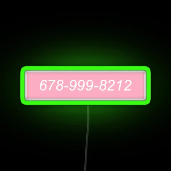 Kiss Me Thru The Phone RGB Neon Sign