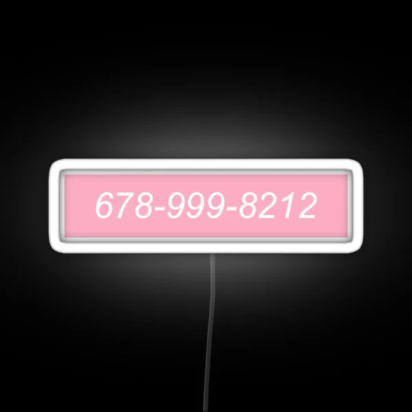 Kiss Me Thru The Phone RGB Neon Sign