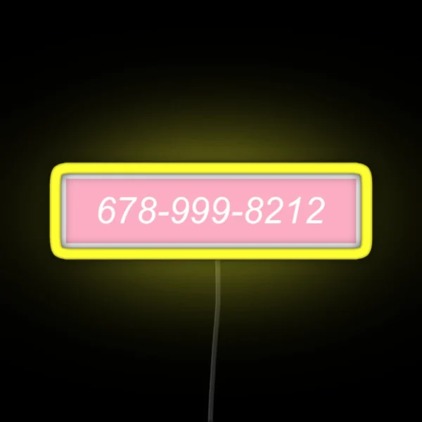 Kiss Me Thru The Phone RGB Neon Sign