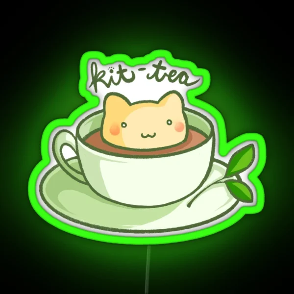 Kit Tea RGB Neon Sign