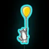 Kitty Balloon RGB Neon Sign - Image 3
