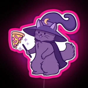 Kitty Wizard Nikury RGB Neon Sign