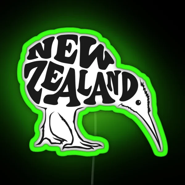 Kiwi New Zealand RGB Neon Sign