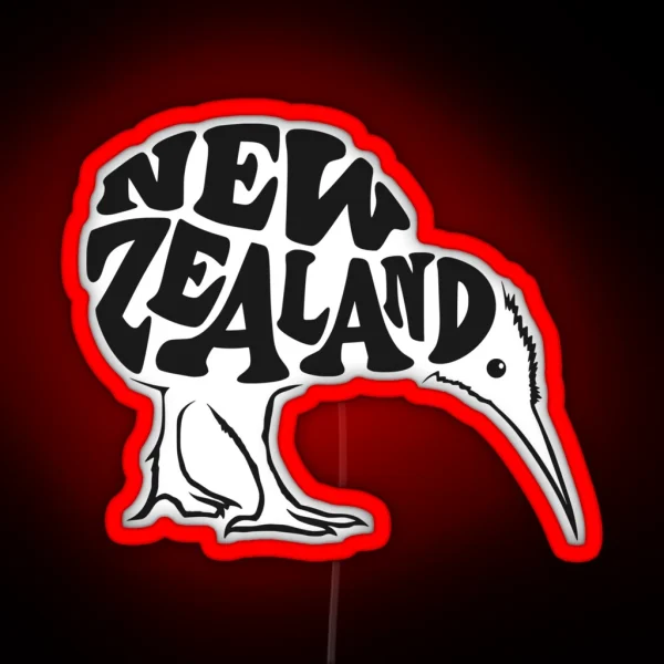 Kiwi New Zealand RGB Neon Sign