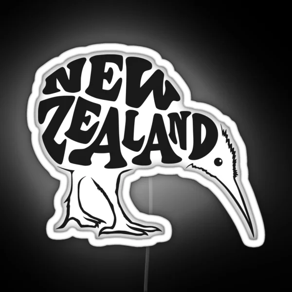 Kiwi New Zealand RGB Neon Sign
