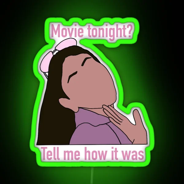 KKKG Movie Tonight RGB Neon Sign