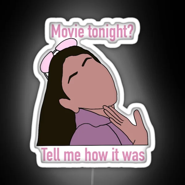 KKKG Movie Tonight RGB Neon Sign