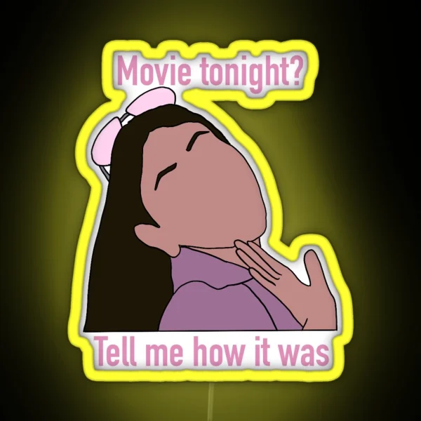 KKKG Movie Tonight RGB Neon Sign