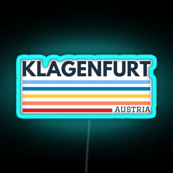 Klagenfurt Austria RGB Neon Sign