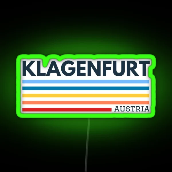 Klagenfurt Austria RGB Neon Sign