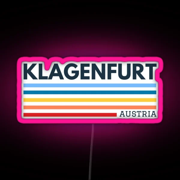 Klagenfurt Austria RGB Neon Sign
