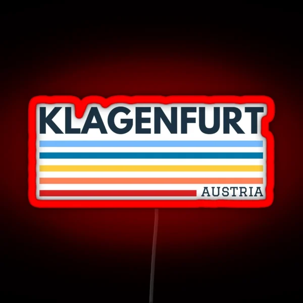 Klagenfurt Austria RGB Neon Sign