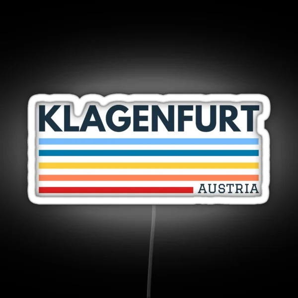 Klagenfurt Austria RGB Neon Sign
