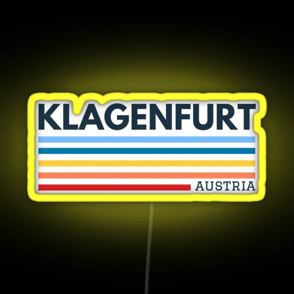 Klagenfurt Austria RGB Neon Sign