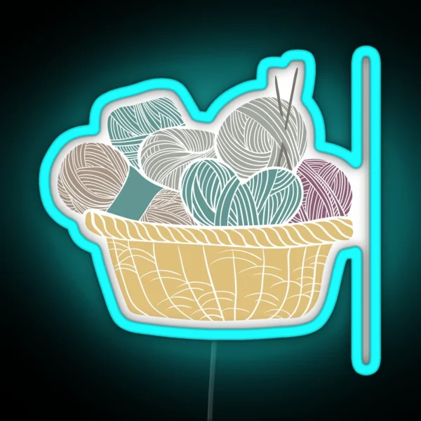 Knitters Delight RGB Neon Sign