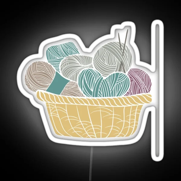 Knitters Delight RGB Neon Sign