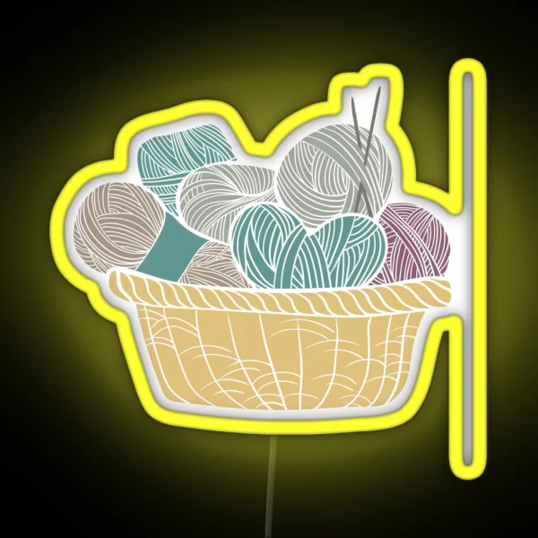 Knitters Delight RGB Neon Sign