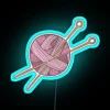 Knitting Ball Of Yarn And Needles RGB Neon Sign - Image 3