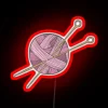 Knitting Ball Of Yarn And Needles RGB Neon Sign - Image 2