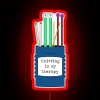 Knitting Is My Therapy RGB Neon Sign - Image 2