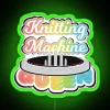 Knitting Machine Queen Typography RGB Neon Sign - Image 3