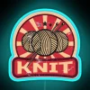 Knitting Propaganda Fitted RGB Neon Sign - Image 2
