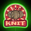 Knitting Propaganda Fitted RGB Neon Sign - Image 3