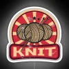 Knitting Propaganda Fitted RGB Neon Sign - Image 4