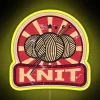 Knitting Propaganda Fitted RGB Neon Sign - Image 5