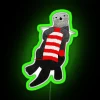 Knitting Sea Otter RGB Neon Sign - Image 3