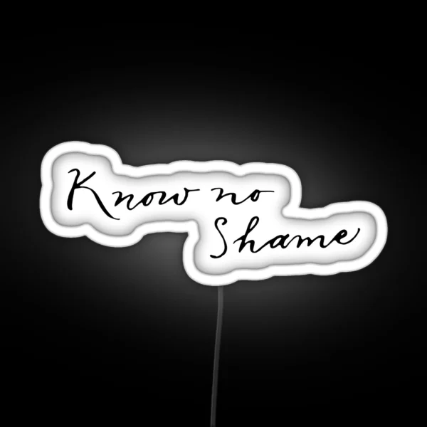 Know No Shame RGB Neon Sign
