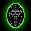 Knowledge White Skull RGB Neon Sign - Image 3