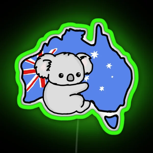 Koala RGB Neon Sign