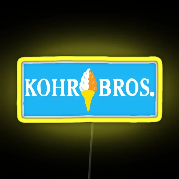 Kohr Bros Logo RGB Neon Sign