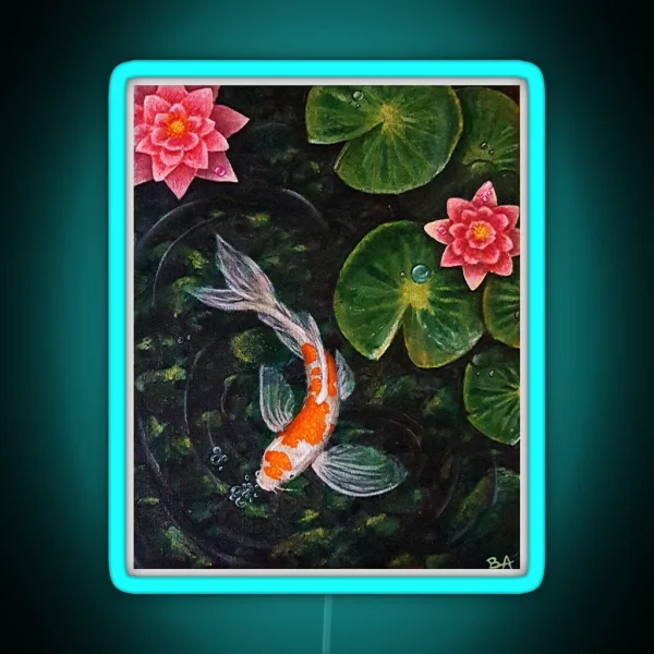 Koi Pond RGB Neon Sign