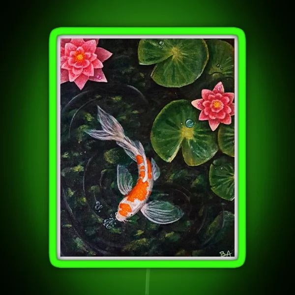 Koi Pond RGB Neon Sign