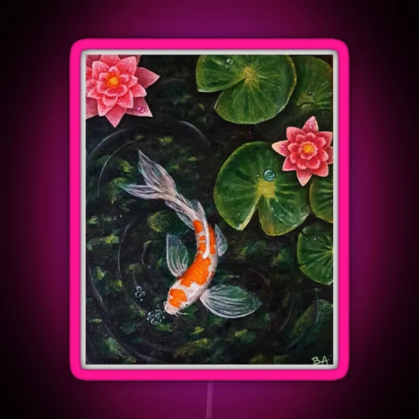 Koi Pond RGB Neon Sign