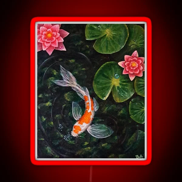 Koi Pond RGB Neon Sign