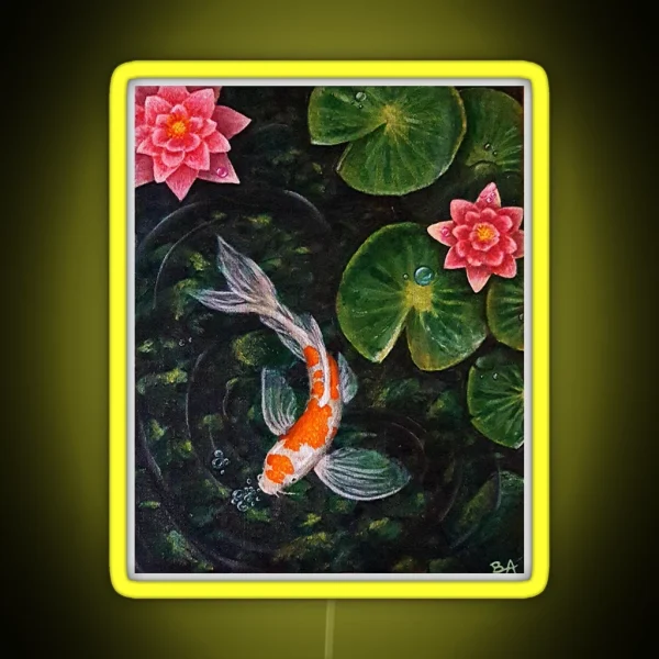Koi Pond RGB Neon Sign