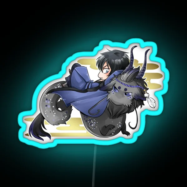 Kokuryuu Hak RGB Neon Sign